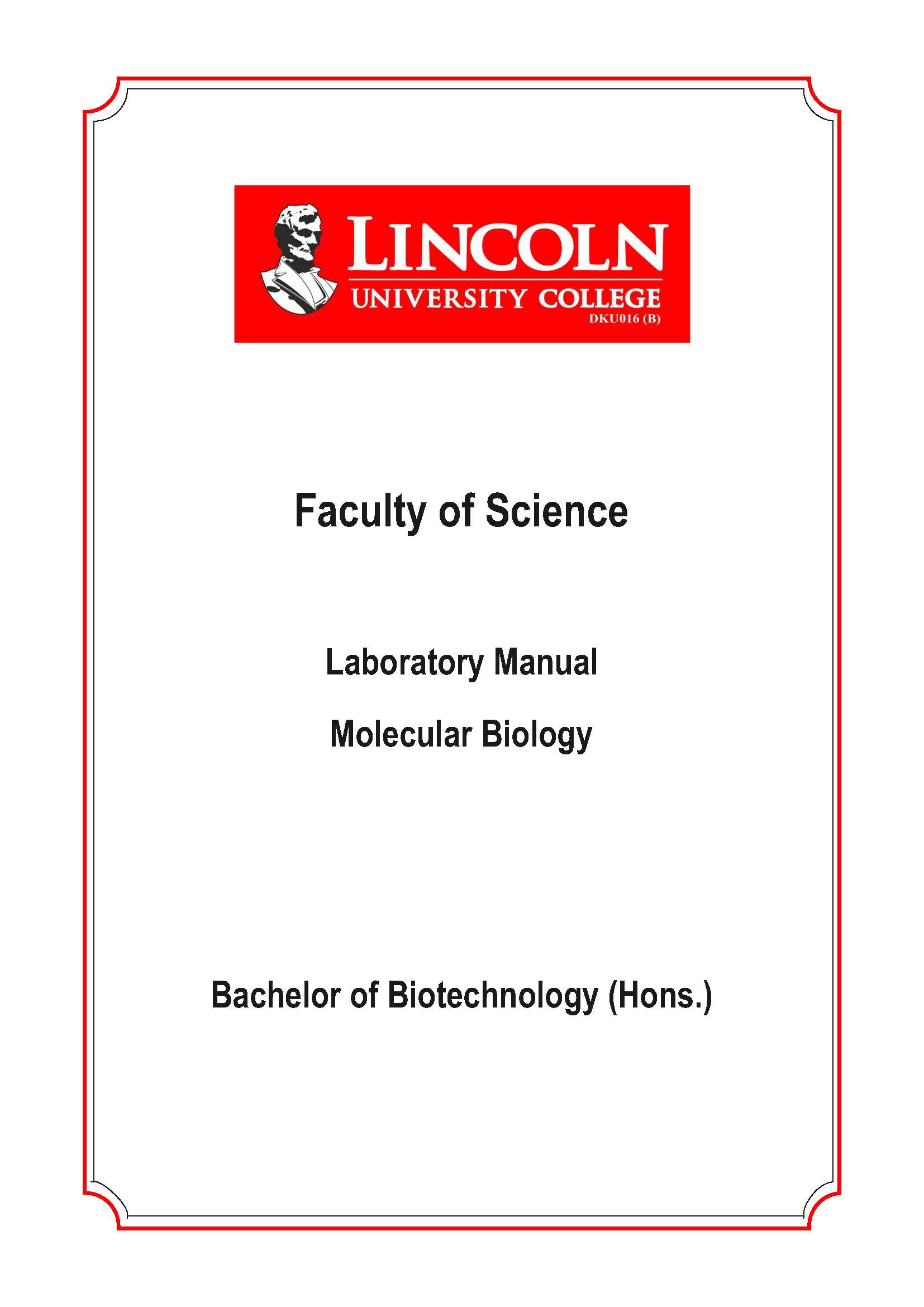 MOLECULAR BIOLOGY